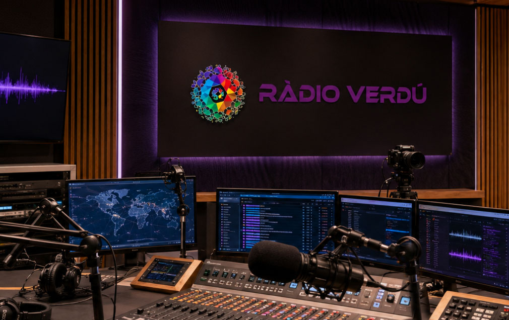 Estudi audiovisual de Ràdio Verdú